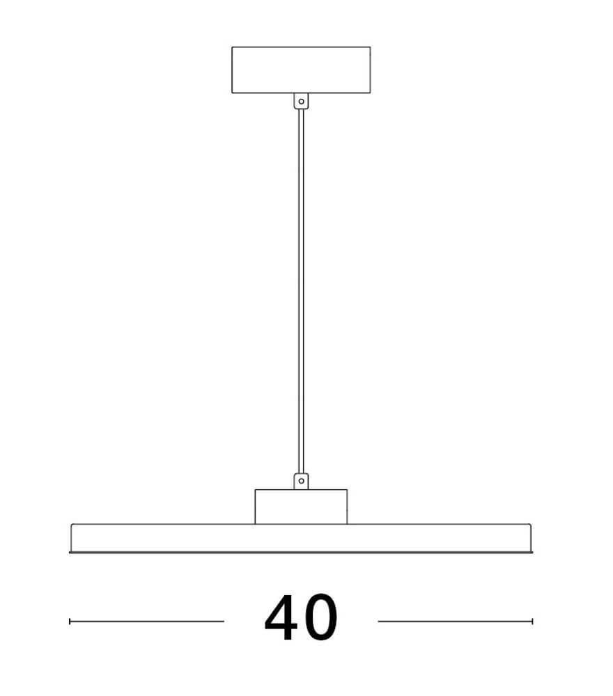 Andria LED Pendelleuchte Ø 40cm 3000K