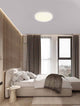 Aoton Deckenleuchte Ø 40cm Rund 3000K in modernem Schlafzimmer-Design mit weichem Licht.