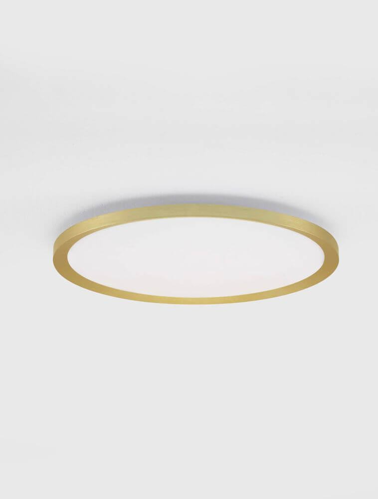Aoton Deckenleuchte Ø 40cm Rund 3000K in goldener Ausführung, moderne Deckenlampe für stilvolle Beleuchtung.