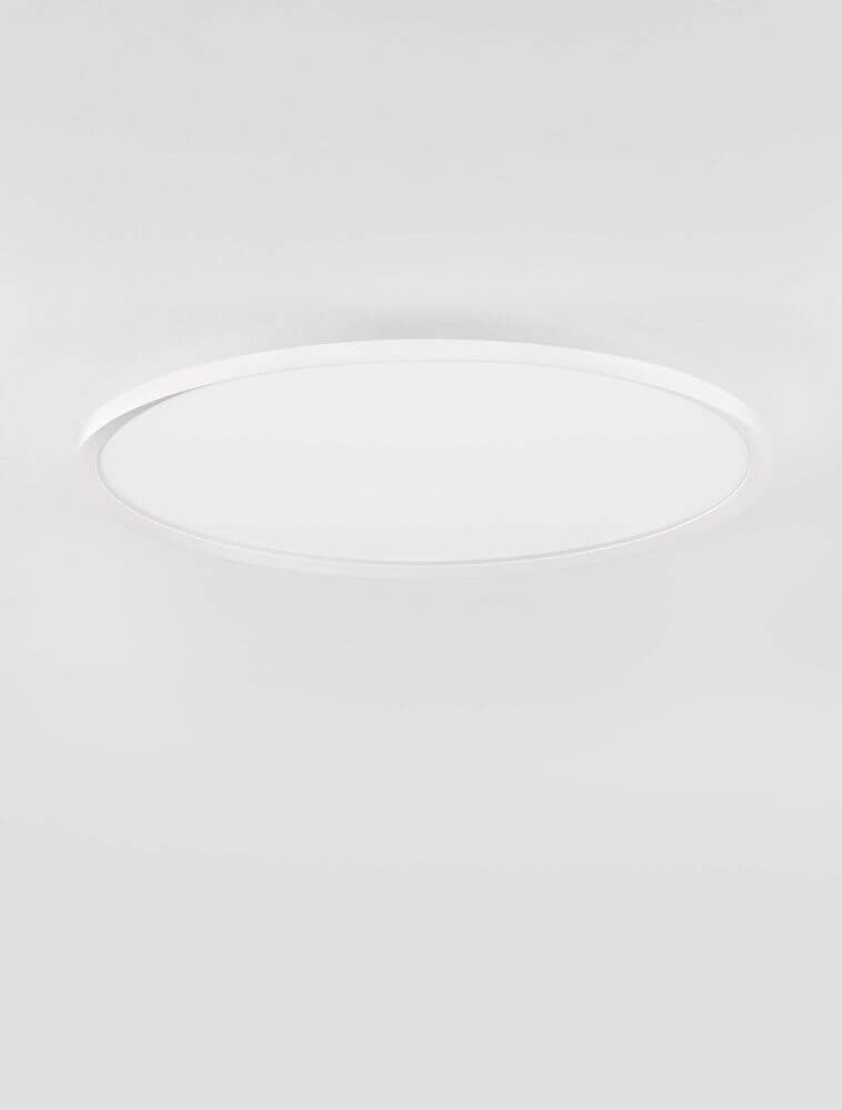 Aoton Deckenleuchte Ø 60cm rund, dimmbar mit TRIAC, DIP-Switch für Lichtfarbe, modernes Design.