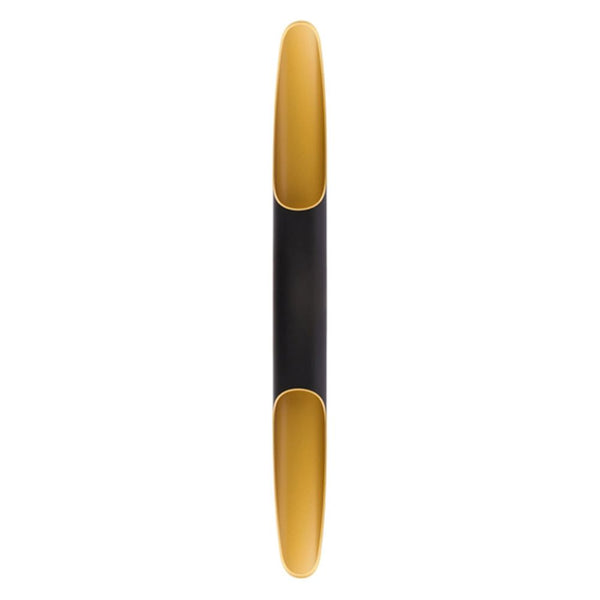 Apo 80 LED-Wandleuchte extravagantes Design Dimmbar, Gold/Schwarz, moderne zweifarbige Wandleuchte mit warmweißem Licht