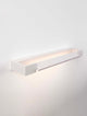 Arga LED Wandleuchte 45cm 3000K IP44 an Wand, modernes Design, warmweiße Beleuchtung, IP44 wetterfest.