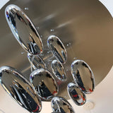 Artemide Mercury Sospensione LED hanging lamp Ø 110cm chrome