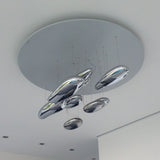 Artemide Mercury Sospensione LED hanging lamp Ø 110cm chrome