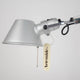 Artemide Tolomeo Lettura Body Körper mit verstellbarem Kopf und Aluminiumarm.