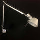 Artemide Tolomeo Parete Wandleuchte mit flexibler Doppelarm-Struktur aus Aluminium.