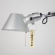 Artemide Tolomeo Tavolo Tischleuchte in Silber mit Dimmfunktion und klarem, funktionalem Design.