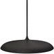 Artist 25 LED Pendelleuchte Ø 25cm Dimmbar Schwarz - elegante schwarze Pendelleuchte mit minimalistischer Form.