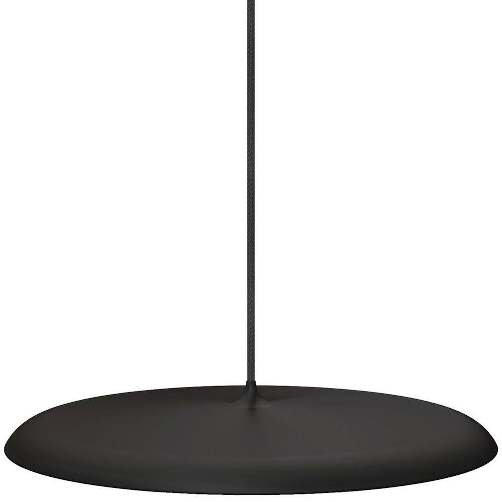 Artist 40 LED Pendellampe Ø 40cm Dimmbar 1460lm Schwarz - elegante schwarze Pendellampe mit minimalistischem Design.
