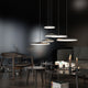 Artist 40 LED Pendellampe Ø 40cm Dimmbar 1460lm Schwarz in elegantem Wohnraum