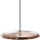 Artist 40 LED Pendelleuchte in kupferfarbenem Design mit schlichter Formgebung.