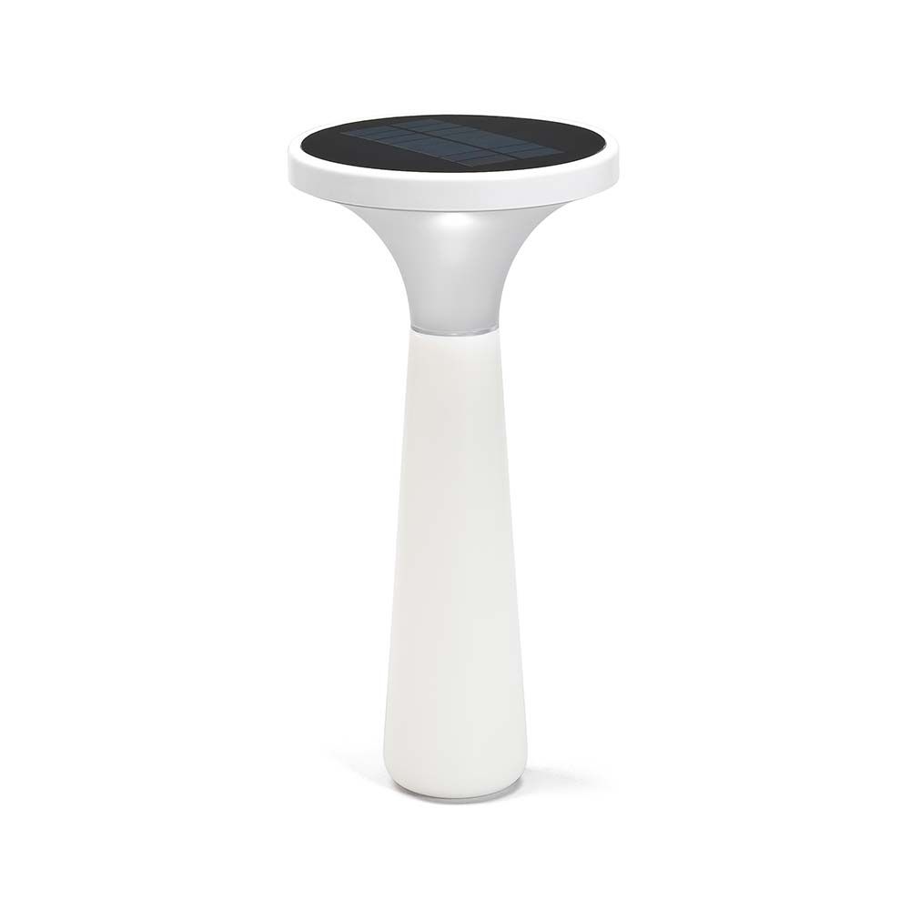 Solar LED Dekoleuchte Assisi Aton 45cm Weiß
