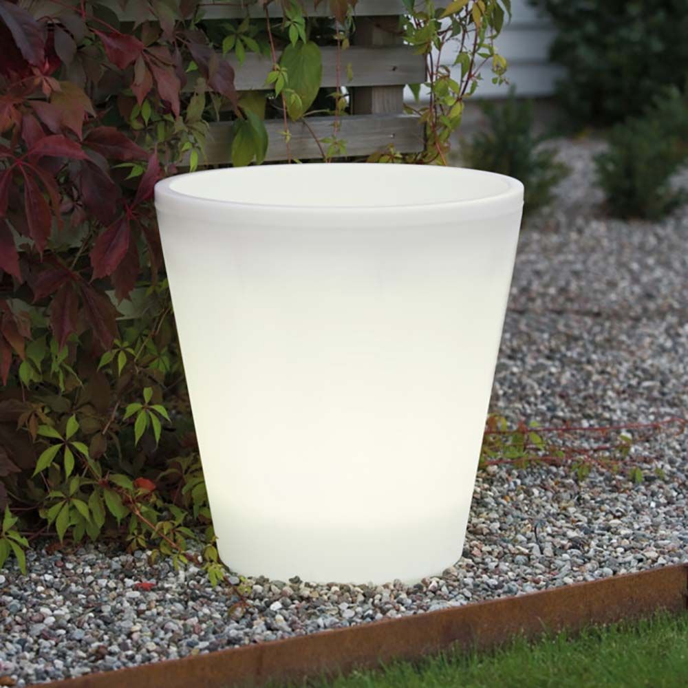Pot de plante à LED Assise