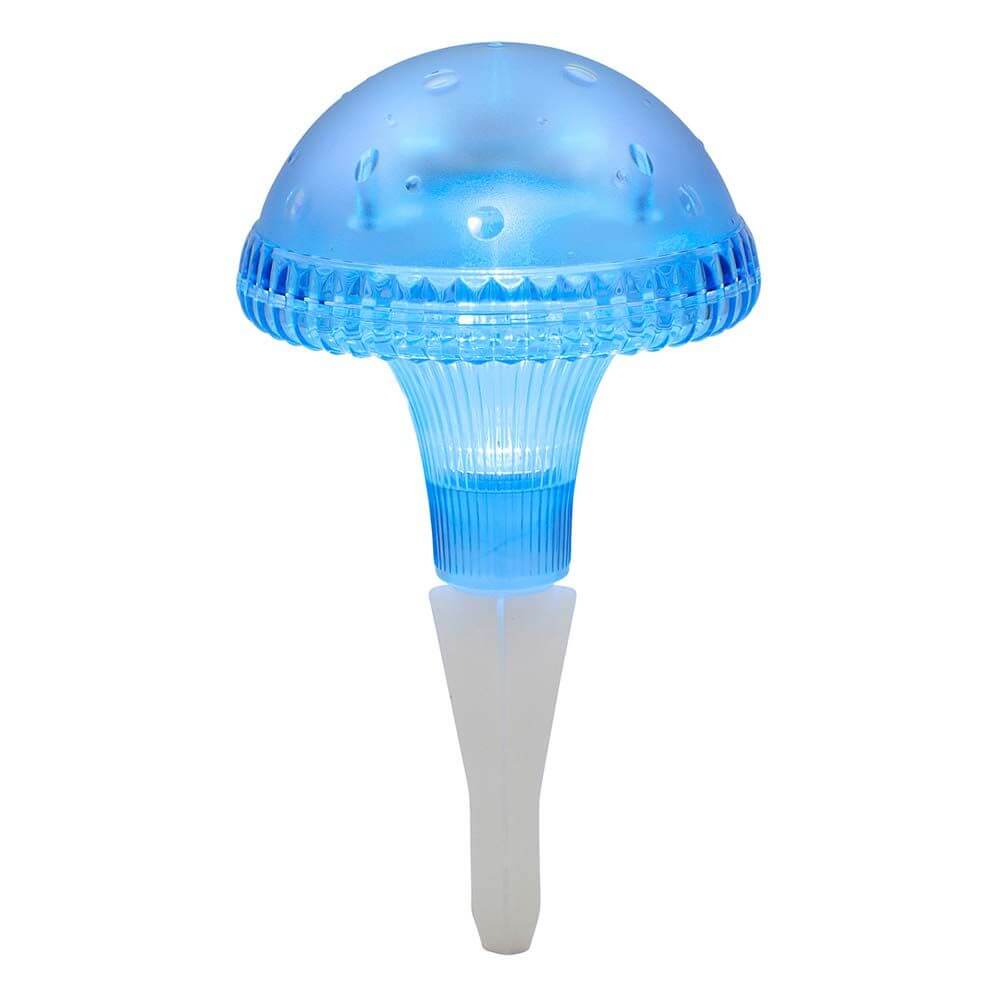 Assisi Pilz Solar LED Leuchte blau