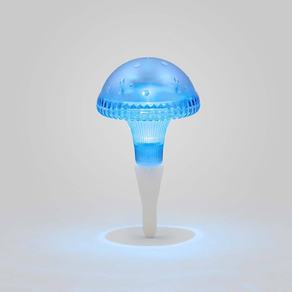 Assisi Pilz Solar LED Leuchte blau