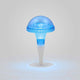 Assisi Pilz Solar LED Leuchte blau, stilvolle blaue Gartenleuchte mit Solarenergie, ideal für Dekoration.