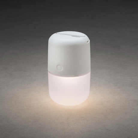 Solar LED Lamp Assisi om op te hangen of neer te zetten Wit, stijlvolle buitenlamp met dimbaar licht.