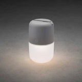 LED Solarleuchte Assisi zum Hängen oder Hinstellen Grau