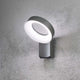 Asti LED Außen-Wandleuchte 1400lm , 5000K Anthrazit, opales Acrylglas an der Wand installiert.