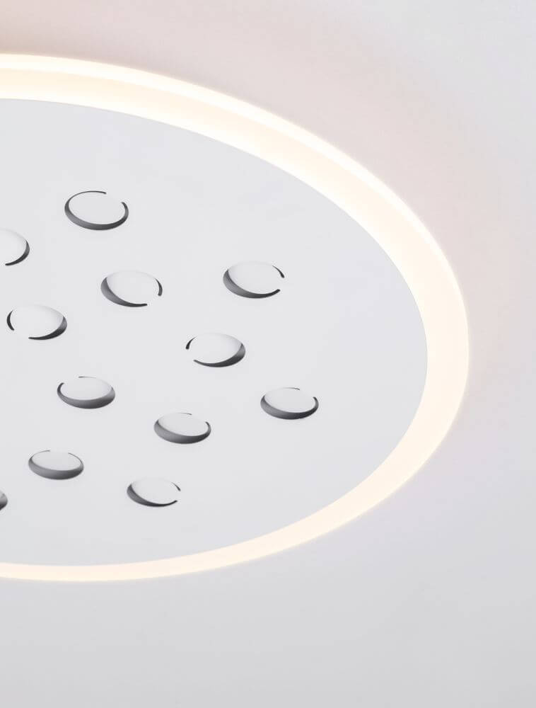Astro LED Deckenleuchte 3000K Weiß mit modernem Design und warmweißer Beleuchtung.