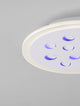 Astro LED Deckenleuchte 3000K Weiß moderne Deckenleuchte mit lila Akzenten in runder Form.