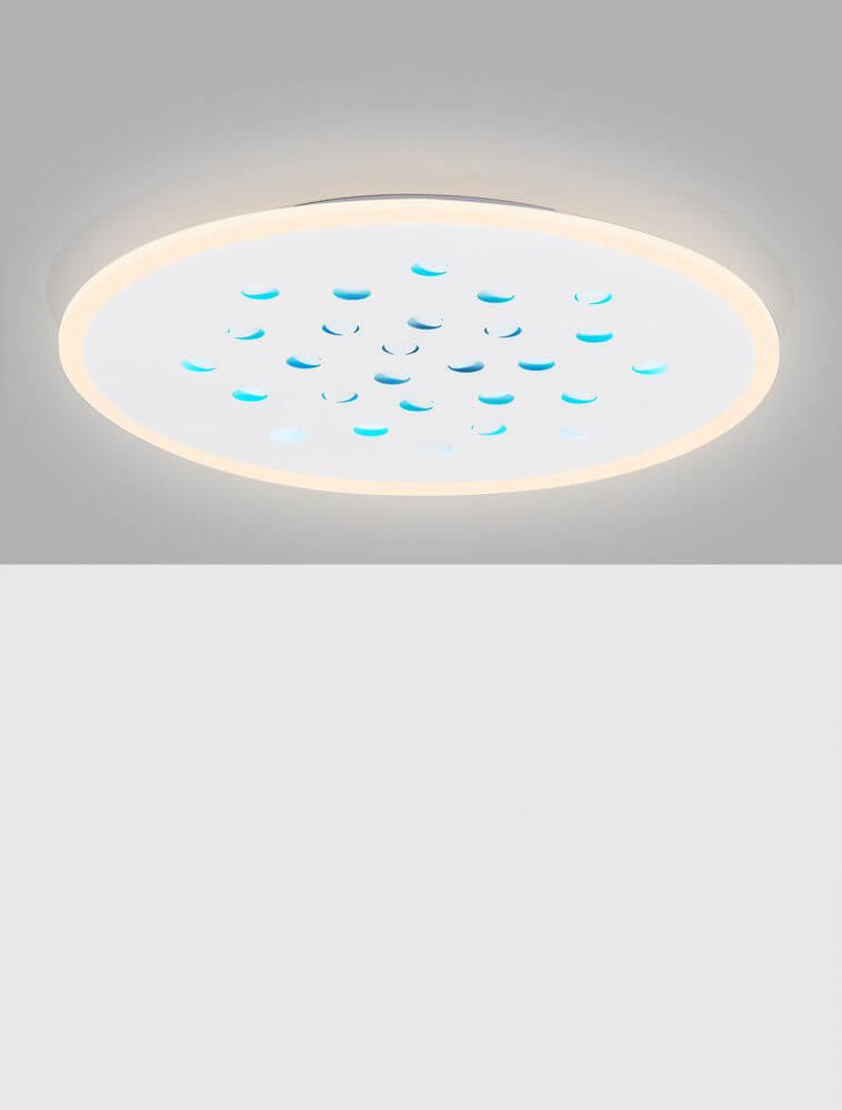 Astro LED Deckenleuchte 3000K Weiß mit modernem, rundem Design und sanfter Beleuchtung.