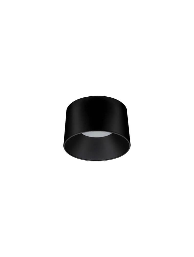 Atil LED Deckenleuchte Ø 35cm 3000K in modernem, schwarzem Design für stilvolle Beleuchtung.