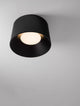 Atil LED Deckenleuchte Ø 50cm 3000K in modernem, schwarzem Design, ideal für Esszimmer und Wohnzimmer.