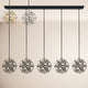 s.luce Atom LED dining table pendant light 2 to 5-light beam 120cm