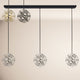s.luce Atom LED dining table pendant light 2 to 5-light beam 120cm