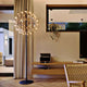 s.luce Atom LED-Stehleuchte aus Metall mit Touchdimmer
