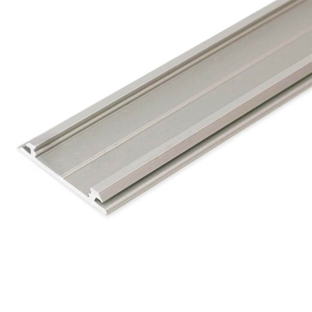 Aufbau-Biegeprofil 200cm Alu-eloxiert ohne Abdeckung für LED-Strips, biegsames Aluminium-Wandprofil