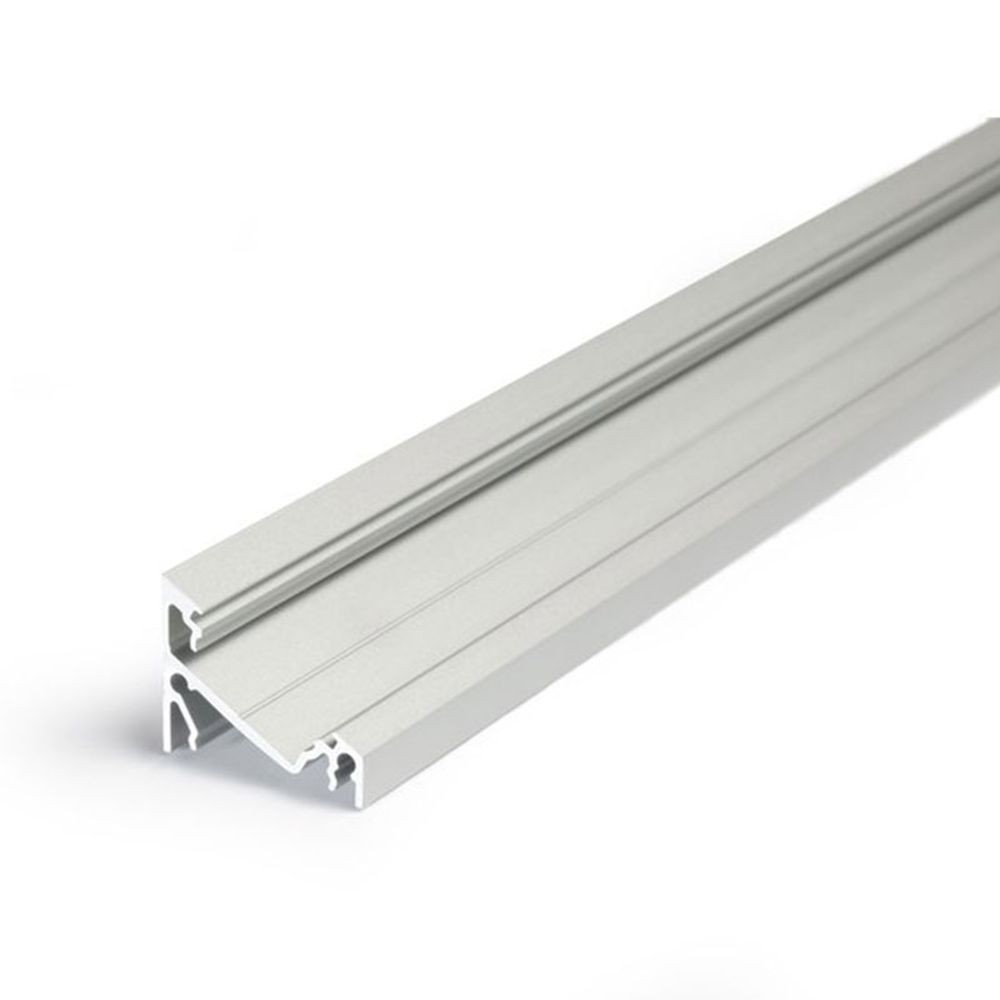 Inställningshörnprofil 30 ° 200 cm aluminium anodiserad för LED-remsor