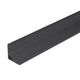 Aufbau-Eckprofil 30° & 60° 200cm Schwarz ohne Abdeckung - Aluminiumprofil für LED-Strip-Installation.