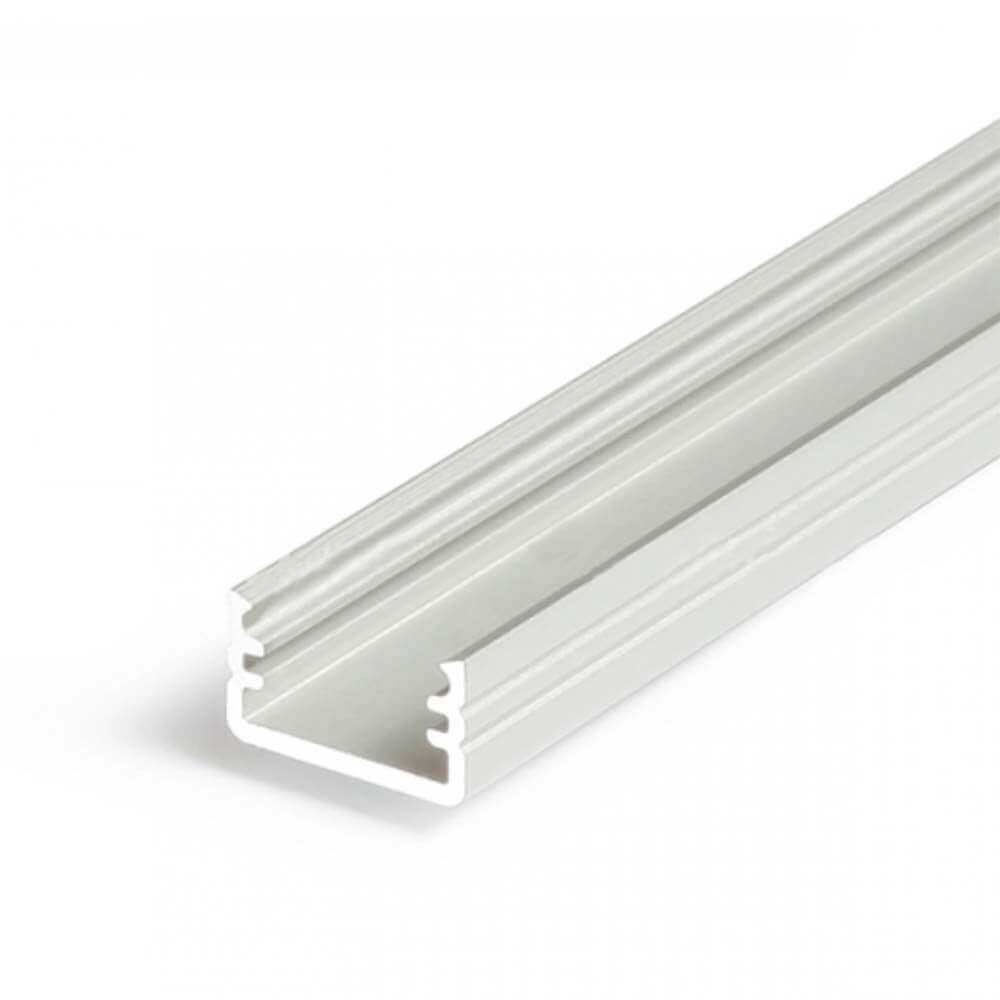 Opbygningsprofil mini 200cm Alu-rør uden dæksel til LED-strips 