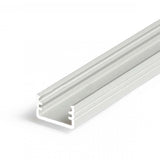 Opbygningsprofil mini 200cm Alu-rør uden dæksel til LED-strips 
