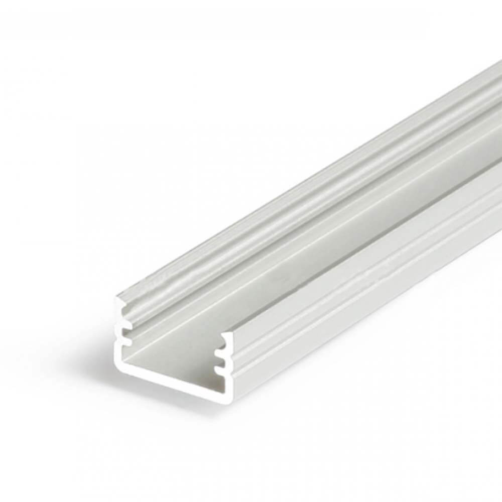 Aufbauprofil mini 200cm Alu-roh ohne Abdeckung für LED-Strips