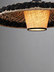 Aura Pendelleuchte Ø 61cm Rattan mit elegantem Lampenschirm aus Rattan und warmem Licht.