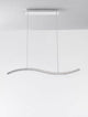 Aurelia LED Pendelleuchte 3500K in elegantem Design mit K5-Kristallen über weißem Hintergrund.