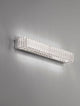 Aurelia LED Wandleuchte 3500K - elegante verchromte Wandlampe mit K5-Kristallen und warmweißem LED-Licht
