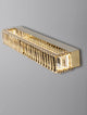 Aurelia LED Wandleuchte 3500K - verchromte Metallwandleuchte mit K5-Kristallen, warmweißes Strahllicht und edles Design