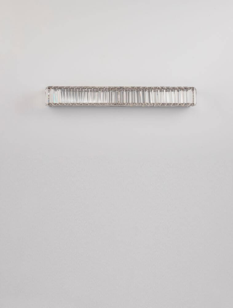 Aurelia LED Wandleuchte 3500K - verchromte Wandlampe mit K5-Kristallen, elegantes Lichtspiel und luxuriöses Design