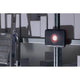 LED Akkuleuchte Worklight in schwarz-rot, mit Magnet an Regale, ideal für Outdoor und Werkstätten.