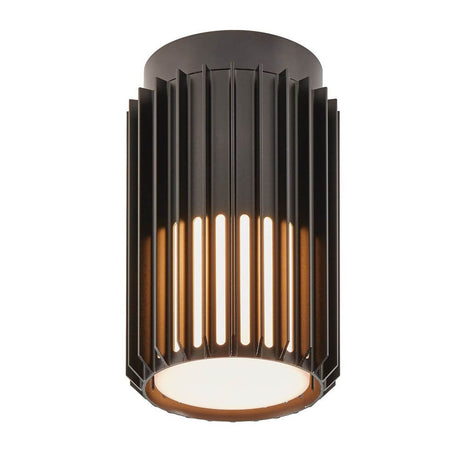 Taklampe til utendørs bruk Aludra Seaside IP54 – moderne minimalistisk armatur med skulpturelt design for utendørsområder.