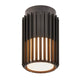 Außendeckenlampe Aludra Seaside IP54 – moderne minimalistische Leuchte mit skulpturalem Design für den Außenbereich.