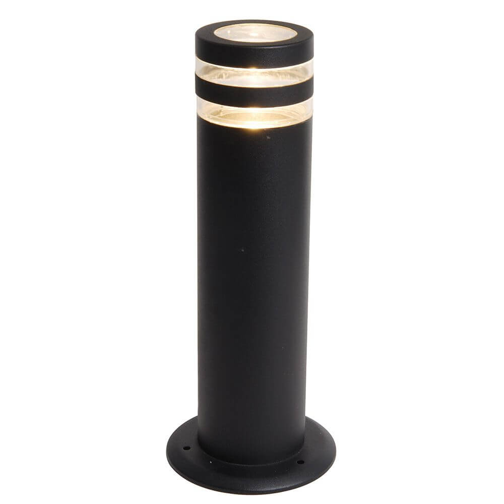 Pollerlampe Focus IP44 40cm Anthrazit mit seitlichem Lichtschlitz und modernem Design.