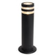 Pollerlampe Focus IP44 40cm Anthrazit mit seitlichem Lichtschlitz und modernem Design.