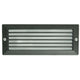 Außenwandeinbauleuchte ESCA IP44 Schwarz, modernes Outdoor-Downlight aus Metall mit Glasdiffusor.