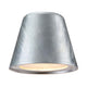 Außenwandlampe Aleria IP44 in elegantem, lackiertem Aluminium-Design für den Außenbereich.