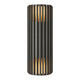 Außenwandlampe Aludra Double Seaside IP54 mit modernem, skulpturalem Design und Licht- und Schatteneffekt.